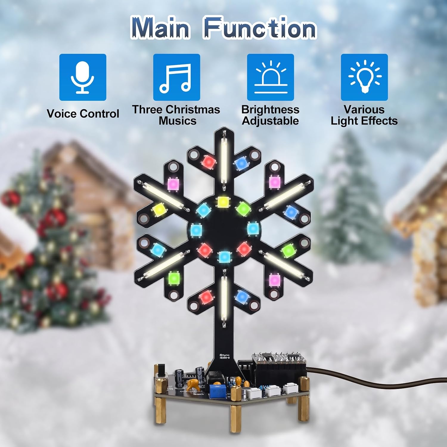 Voice Control Spectrum Light S - Diy Electronics Kids ulasan dan harga