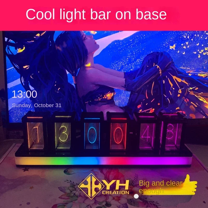 Led Table Clock Digital Silent - Diy Electronics Desk ulasan dan harga