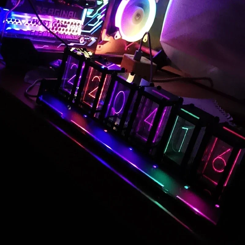 Led Table Clock Digital Silent - Diy Electronics Desk ulasan dan harga