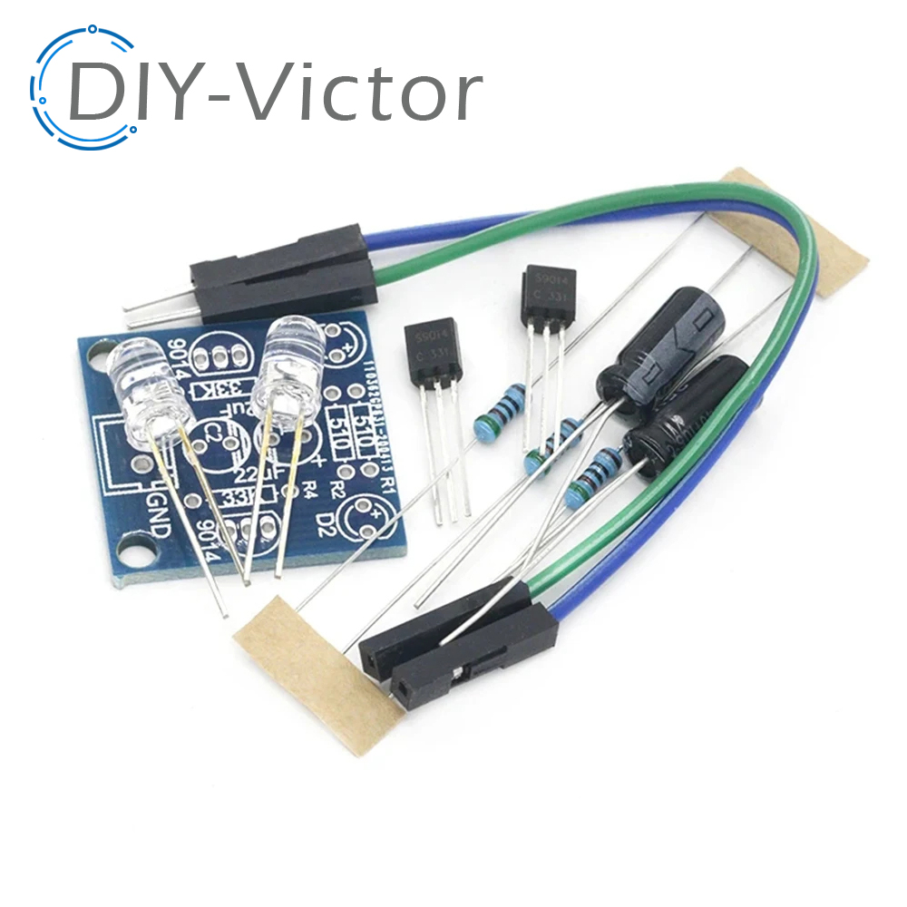 MHT11 Simple 5MM LED Flash DIY - Diy Electronics Components Kit ulasan dan harga