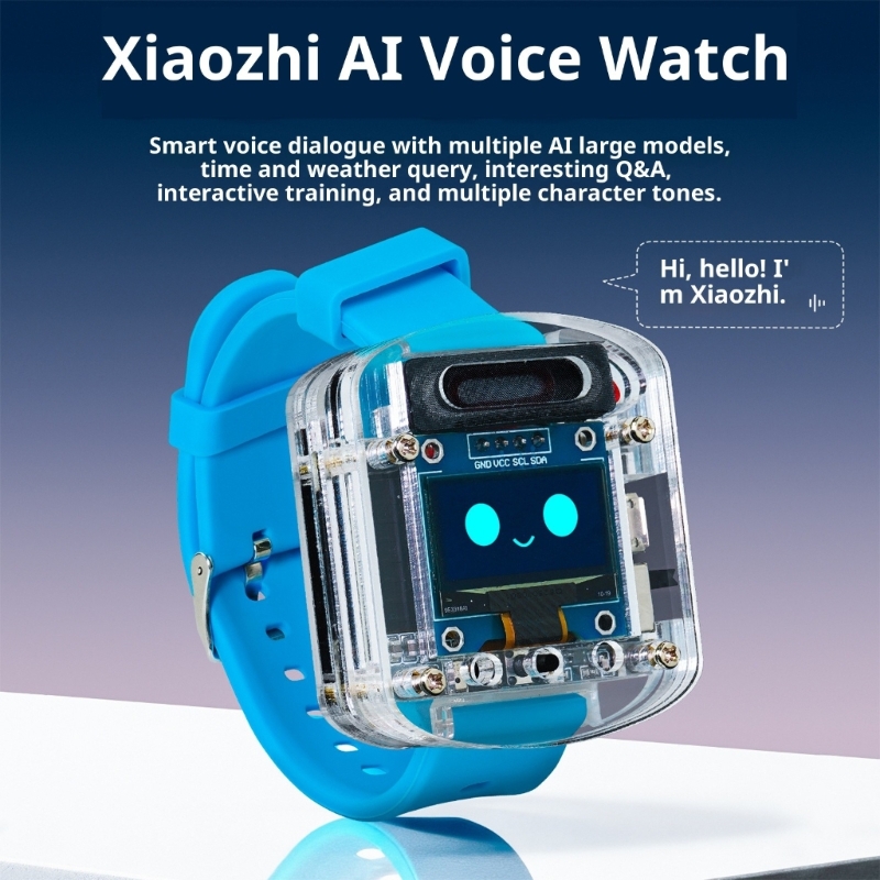 AI Voice Control Watch Recharg - Diy Wearable Electronics ulasan dan harga