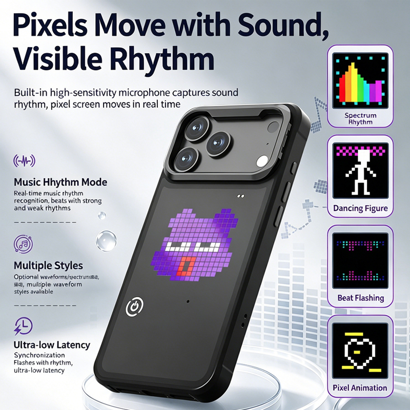 DIY LED Pixel Phone Case Anima - Diy Electronics Tpu ulasan dan harga