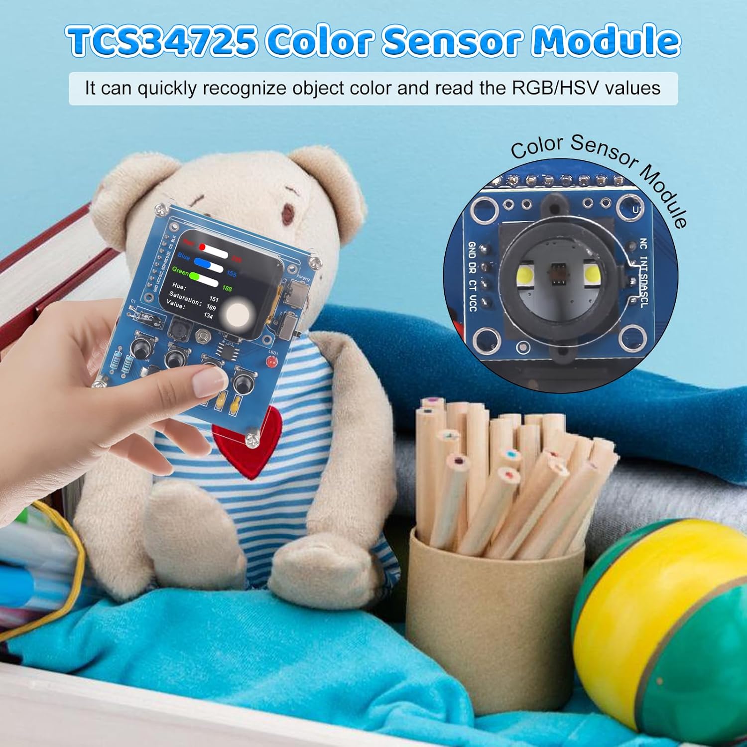 DIY Color Recognition Solderin - Diy Electronics Kids ulasan dan harga