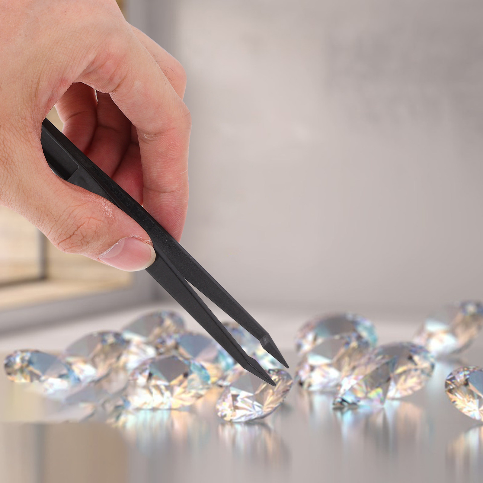 10Pcs Plastic Tweezers Precisi - Diy Electronics Art ulasan dan harga