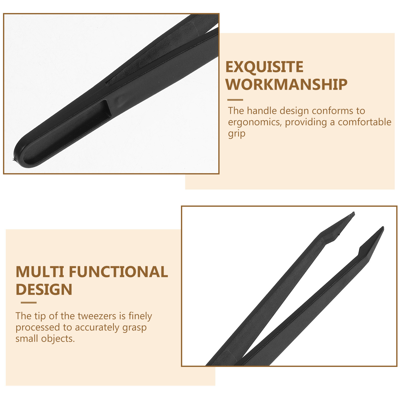 10Pcs Plastic Tweezers Precisi - Diy Electronics Art ulasan dan harga