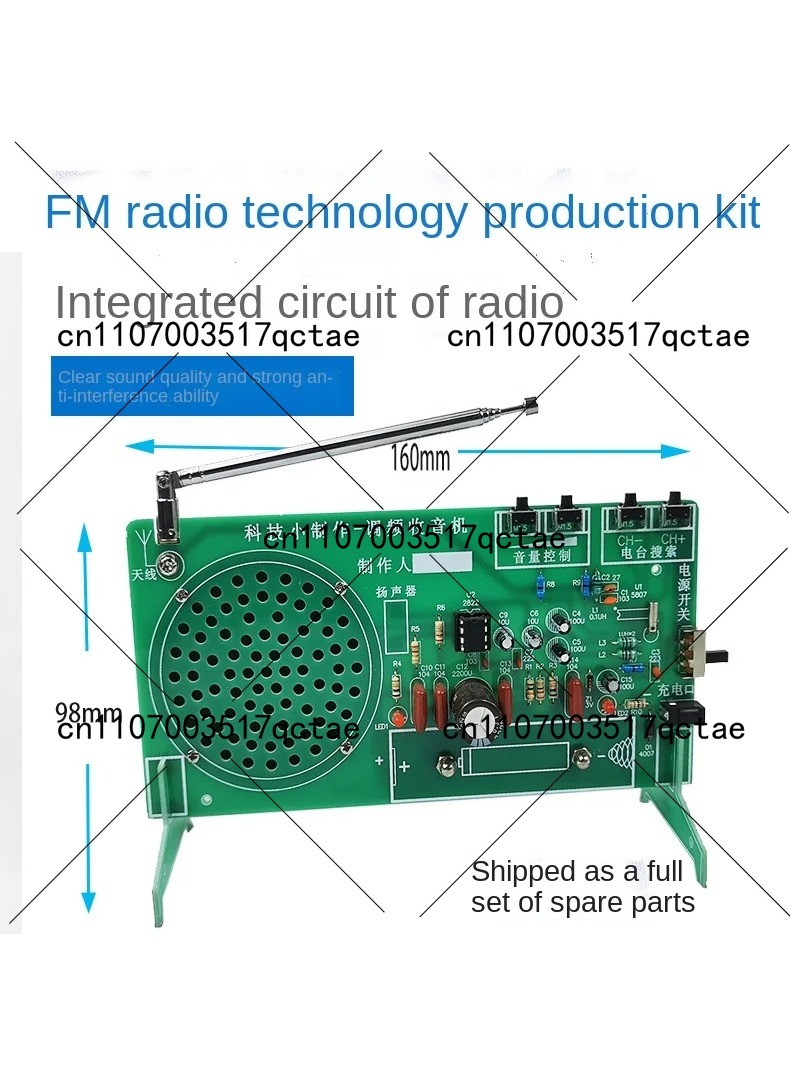 Radio Kit FM FM FM electronic  - Diy Electronics Components Kit ulasan dan harga