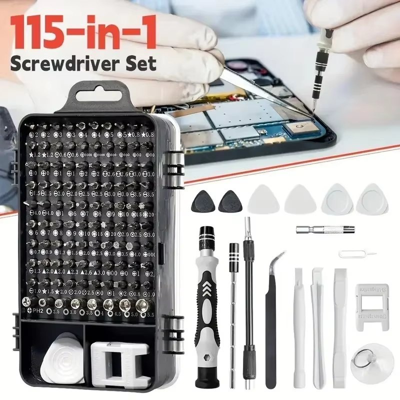 115-in-1 Precision Screwdriver - Diy Electronics Components Kit ulasan dan harga