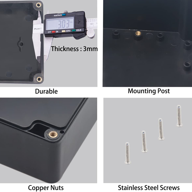 Waterproof Junction Box ABS Pl - Diy Electronics Project ulasan dan harga