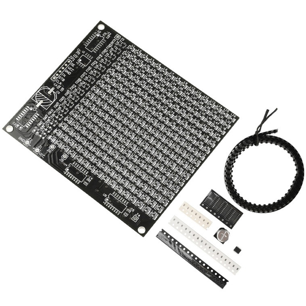 64/256 LED SMD Dot Matrix Adve - Diy Electronics Components Kit ulasan dan harga